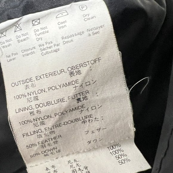 Esprit Men Equipment Arctic Black Button Puffer Down Feather Vest  Size L - Picture 9 of 13